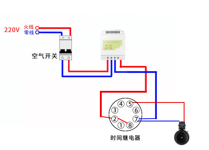 時(shí)控開(kāi)關(guān)怎么控制電鈴